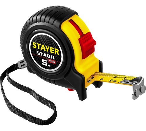 34131-05_z02 Рулетка STAYER STABIL 5м/19мм в ударостойком корпусе с двумя фиксаторами