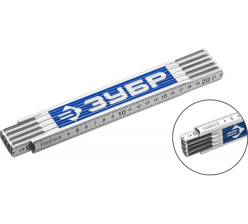 3424-2_z02 Уровень ЗУБР складной, усиленный, 2м