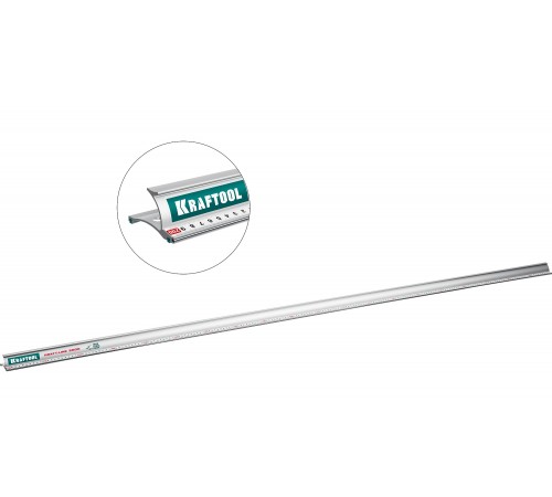 Линейка со стальной направляющей KRAFTOOL KRAFT-LINE, 2.0 м 34275-200