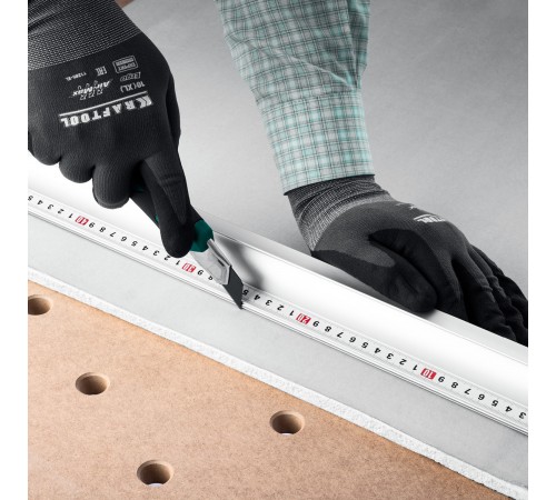 Линейка со стальной направляющей KRAFTOOL KRAFT-LINE, 2.0 м 34275-200