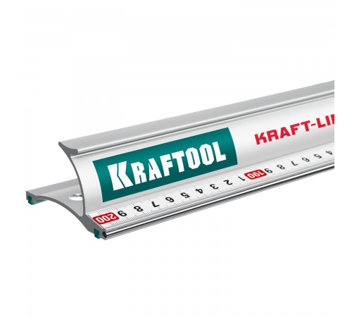 Линейка со стальной направляющей KRAFTOOL KRAFT-LINE, 2.0 м 34275-200