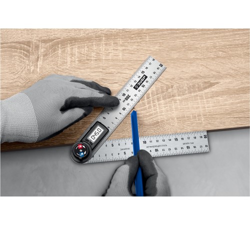 Угломер-транспортир электронный ЗУБР 200мм 34294