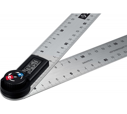 Угломер-транспортир электронный ЗУБР 300мм 34296