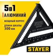 34306-30 Угольник STAYER  универсальный кровельный 5-в-1 305мм