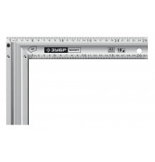 34392-25 Угольник ЗУБР ЭКСПЕРТ жесткий столярный с усиленным алюминиевым полотном 250мм