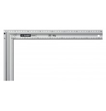 34392-40 Угольник ЗУБР ЭКСПЕРТ жесткий столярный с усиленным алюминиевым полотном 400мм