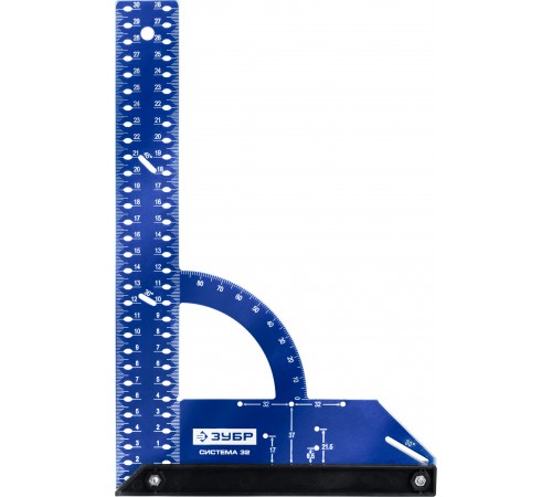 Угольник мебельный разметочный ЗУБР Система-32 34398-30