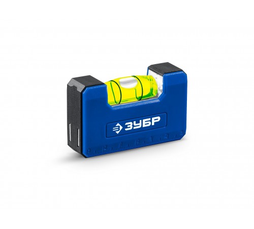 ЗУБР КОМПАКТ - 1М, 65 мм, магнитный компактный уровень, Профессионал (34550)