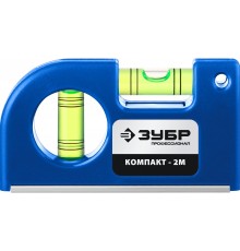 Уровень ЗУБР магнитный компактный 85мм Компакт-2М 34551