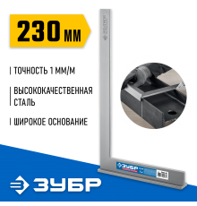 3465-40 Угольник ЗУБР Профессионал слесарный со стальным полотном 400х230мм