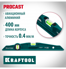 34717-040 Уровень  литой 400мм Kraftool PROCAST