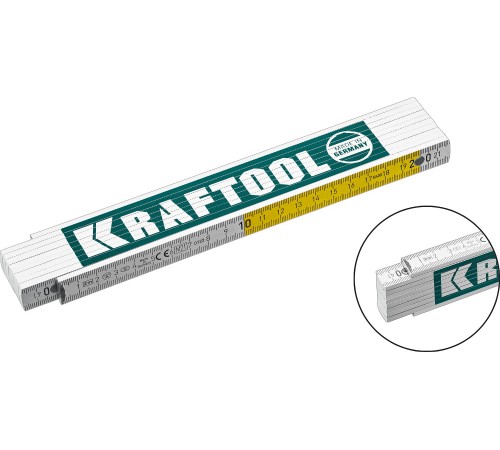 34726 Метр KRAFTOOL PRO-90, профессиональный, складной, деревянный, 2м