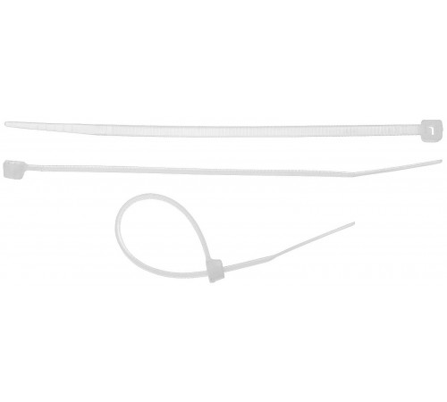 3785-30 Хомуты-стяжки STAYER 3,5х300мм,нейлон РА66,белые,Профессионал