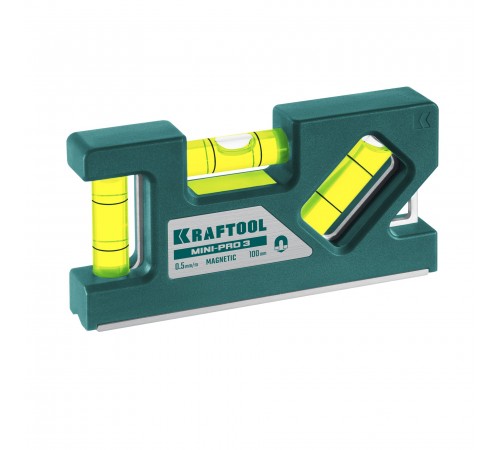 Магнитный компактный уровень KRAFTOOL Mini-Pro 3, 100мм  34861-010