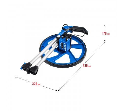 34880 Курвиметр ЗУБР 9999м