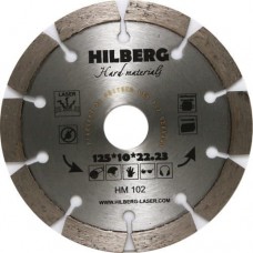 Диск алмазный HILBERG HM102 отрезной Hard Materials Лазер 125х10х22,23 мм