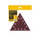 STEHER  GIRAFFE T-285 мм, Р120, шлифовальный треугольник на липучке, 12 отв., 5 шт. (35683-120)