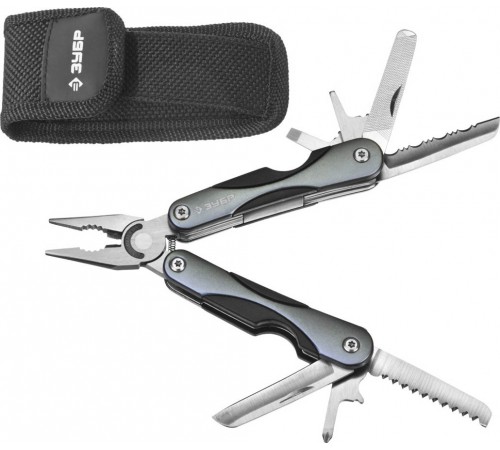 47750 Инструмент многофункциональный ЗУБР МАСТЕР мини 10 в 1