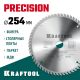 Диск пильный по дереву KRAFTOOL Precision, 254х30мм, 60Т 36952-254-30