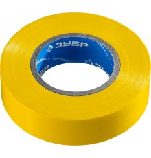 1234-5_z02 Изолента ЗУБР Электрик-20 желтая, ПВХ, 19мм х 20м