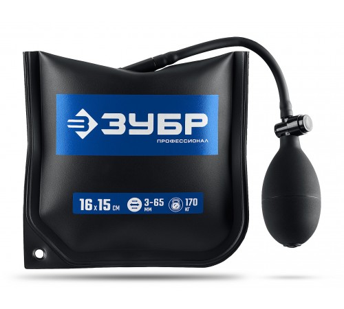 ЗУБР  ПНЕВМОПОДУШКА 16х15 см, 170 кг универсальный пневмоклин/ монтажная подушка/ пневмодомкрат (37556)