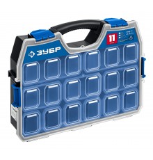 38042-11 Органайзер ЗУБР "АМУР-11" со съемными лотками, 462х365х92 мм