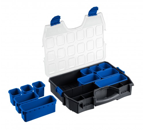 38042-11 Органайзер ЗУБР "АМУР-11" со съемными лотками, 462х365х92 мм