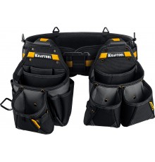 Пояс монтажника и 2 большие сумки KRAFTOOL KBS-3L 38761