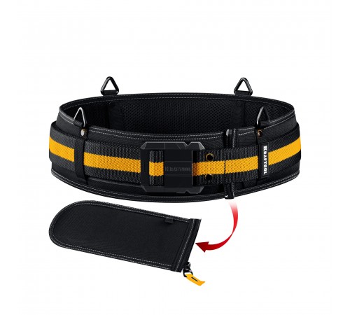 Пояс монтажника KRAFTOOL КВ-2, 80-122см, широкий кушак 38763