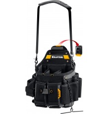 Сумка поясная KRAFTOOL КРВ-23 с быстр. креплением FastClip, 23 кармана и петли, 290х310 мм 38766