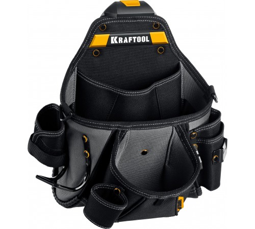 Сумка поясная KRAFTOOL КРВ-20, 320х310 мм, 20 карманов и петель, плечевой ремень 38767