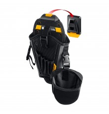 Кобура для шуруповерта KRAFTOOL КН-5 с доп. съемным карманом, 5 отделений для сверл и бит 38769