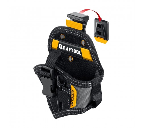 Кобура для компактного шуруповерта KRAFTOOL КН-5С, 5 карманов и петель 38770