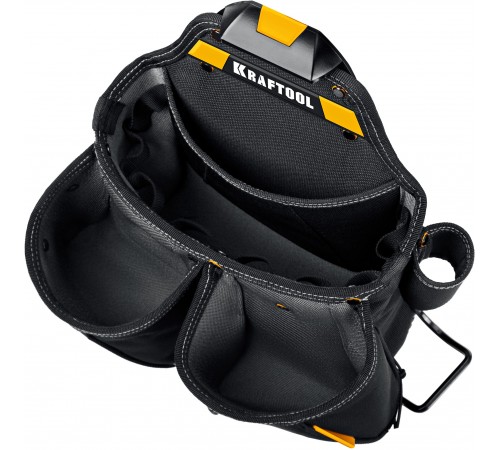 Сумка поясная KRAFTOOL КР-15, 15 карманов и петель, 350х320 мм 38771