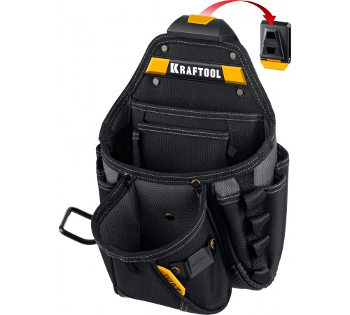 Сумка поясная KRAFTOOL КР-27, 350х260 мм, 27 карманов и петли 38773