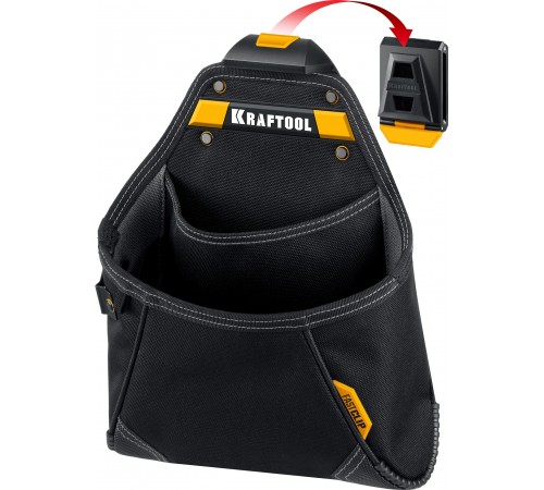 Сумка поясная KRAFTOOL КР-12, 12 карманов и петель, 260х340 мм 38774