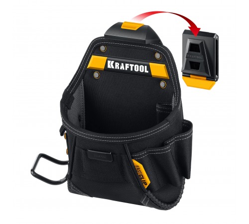 Сумка поясная KRAFTOOL КР-6, 6 карманов и петель, 240х250 мм 38775