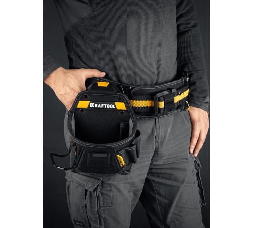 Сумка поясная KRAFTOOL КР-6, 6 карманов и петель, 240х250 мм 38775