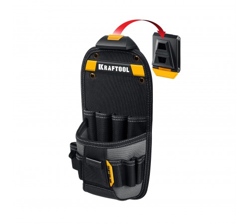 Сумка поясная KRAFTOOL КР-11, 11 карманов и петель, 170х360 мм 38777