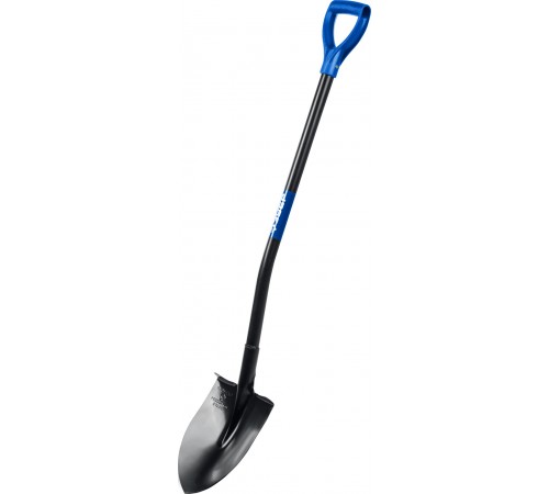 ЗУБР  ПРОФИ-7, 275х205х1200мм, полотно рессорная сталь 1.6мм закалено, стальной изог.черенок с ручкой, штыковая лопата, тип ЛСГ, Профессионал (39557)