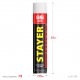 Пена монтажная STAYER STD 65, 750мл, адаптерная, выход до 65л. 41134