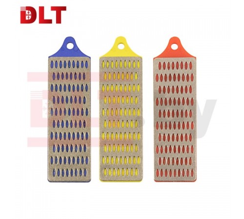 Набор алмазных ручных брусков DLT №3, серия Mini, #200, #240, #400, арт. 4281