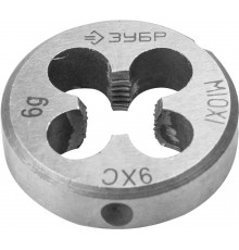 4-28022-10-1.0 Плашка ЗУБР МАСТЕР круглая ручная, М10х1,0