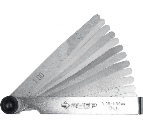 4325-H13_z01 Набор автомобильных щупов ЗУБР 13 шт 005-1мм