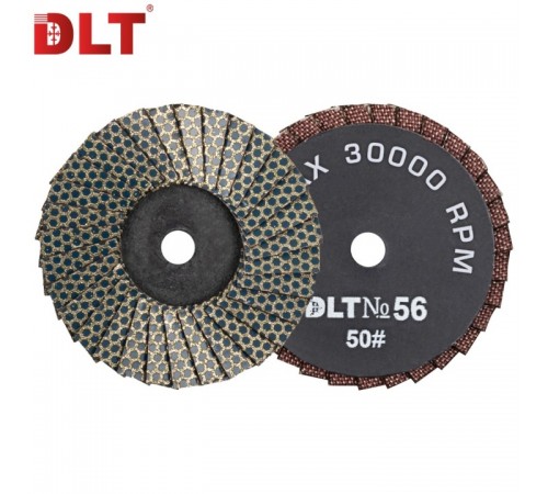 Алмазный гибкий шлифовальный круг DLT №56, #50, 50мм, для гравера, арт.4397
