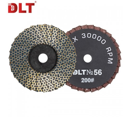Алмазный гибкий шлифовальный круг DLT №56, #200, 50мм, для гравера, арт.4399