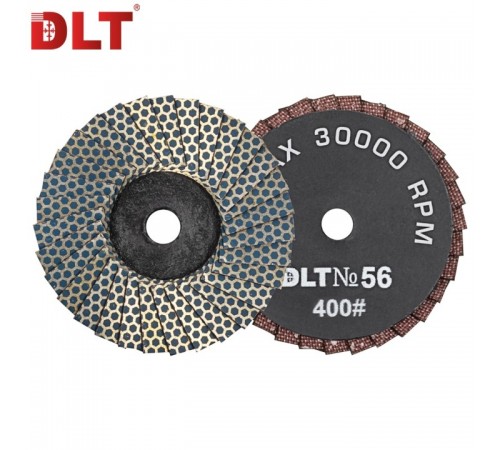 Алмазный гибкий шлифовальный круг DLT №56, #400, 50мм, для гравера, арт.4400