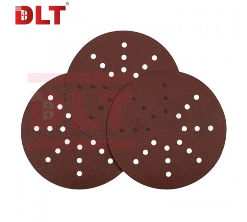 Круг шлифовальный DLT GrandFlex RED, P100, 225мм, 10шт, (на бумаге, оксид алюминия), арт.4507