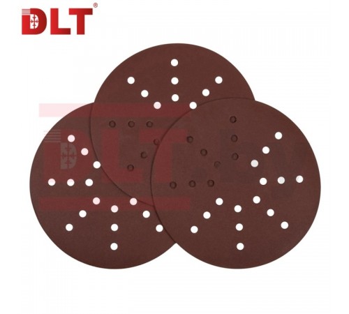 Круг шлифовальный DLT GrandFlex RED, P220, 225мм, 10шт, (на бумаге, оксид алюминия), арт.4511