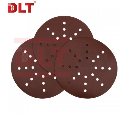 Круг шлифовальный DLT GrandFlex RED, P240, 225мм, 10шт, (на бумаге, оксид алюминия), арт.4512